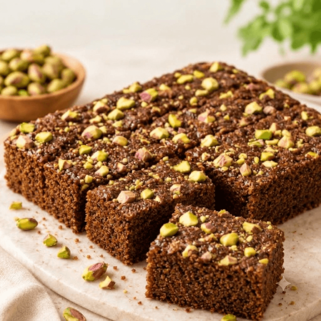 Pistachio Millet Tea Cake